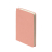 Ежедневник недатированный SALLY, A6, светло-розовый, кремовый блок в линейку, розовый