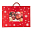 Пакет малый  RED WONDER размер 32 x 27 x 11 см, , красный