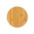 Круглая док-станция Bamboo FSC® для беспроводной зарядки, 5 Вт