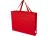 Odessa большая эко-сумка из переработанного хлопка, сертифицированного согласно GRS, плотностью 220 г/м² - Красный