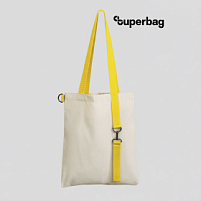 Шоппер Superbag с ремувкой 4sb (неокрашенный с желтым)