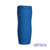 Термостакан "Монтана", покрытие soft touch, 0,4 л., черный