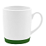 Кружка Make Me To Go, Белый/бутылочно зелёный
