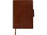 Бизнес блокнот А5 Monoi с клапаном, твердая обложка, 128 листов, коричневый