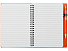 Блокнот Контакт с ручкой, оранжевый
