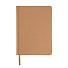 Ежедневник недатированный Bliss,  формат А5, в линейку, светло-коричневый