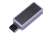 USB-флешка промо на 64 Гб прямоугольной формы, выдвижной механизм, белый USB-флешка промо на 64 Гб прямоугольной формы, выдвижной механизм, белый