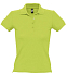 Рубашка поло женская People 210, зеленое яблоко