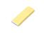 Флешка прямоугольной формы, оригинальный дизайн, двухцветный корпус, 32 Гб, желтый/белый