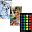 Плед Multicolor Net на заказ, S, полушерсть