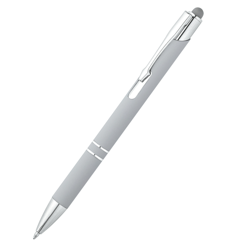 Ручка металлическая Ingrid софт-тач, Серый