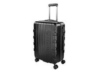 Чемодан BUGATTI Galatea, чёрный, поликарбонат / АБС-пластик, 46х27,5х67 см, 65 л