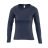 Футболка женская с длинным рукавом MAJESTIC, темно-синий