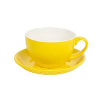 Чайная/кофейная пара CAPPUCCINO, желтый