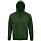 Толстовка унисекс Stellar, темно-зеленая