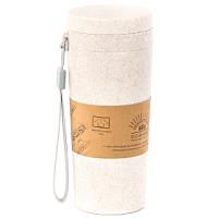 Термостакан с двойной стенкой Tender из пшеничного волокна, Бежевый Термостакан с двойной стенкой Tender из пшеничного волокна, Бежевый
