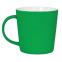 Кружка "Bali" с прорезиненным покрытием, зеленый