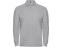 Рубашка поло Estrella мужская с длинным рукавом, серый меланж