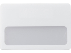 Бейдж с загибушкой(литой) 90х60мм, белый