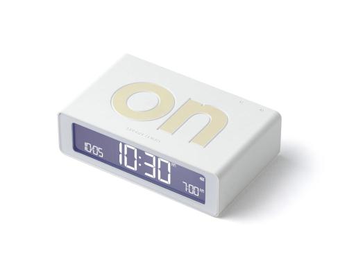 Часы настольные Flip Mini, белый