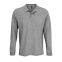 Рубашка поло с длинным рукавом Prime LSL, серый меланж