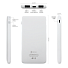 Внешний аккумулятор Bplanner Power 1 ST, софт-тач, 5000 mAh (Белый)