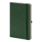 Бизнес-блокнот GLORI, A5, темно-зеленый, твердая обложка, в линейку, зеленый