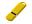 USB 2.0- флешка на 16 Гб, soft-touch, цвет: желтый