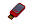 USB-флешка промо на 32 Гб прямоугольной формы, выдвижной механизм, красный