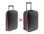 Чемодан складной Rollink Earth 55x40x20 см, 2 колеса, черный/красный
