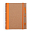 Блокнот с ручкой ALANI, Оранжевый