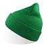 Шапка вязаная  двойная Wind-S , зелёный