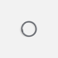 Карабин-кольцо Claus, L, серый