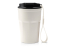 Термокружка KEURY из нержавеющей стали с двойными стенками и ручкой с керамической слоем, белый