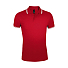 Поло мужское PASADENA MEN 200, красный, белый