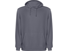 Толстовка с капюшоном KENIA унисекс, серо-голубой выстиранный