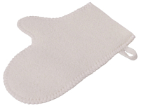 Рукавица для бани и сауны Healing, белый