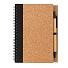 Блокнот на спирали Cork с ручкой