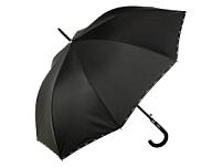 Зонт-трость полуавтоматический, цвет: черный