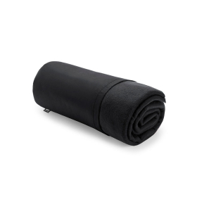 Плед KAYLA, 120x150 см, полиэстер RPET, черный