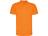 Рубашка поло Monzha мужская, неоновый оранжевый