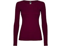 Футболка с длинным рукавом Extreme женская, гранатовый