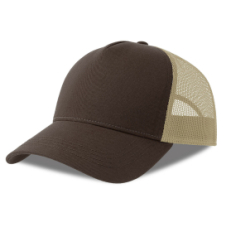 Бейсболка RAPPER COTTON-S, 5 клиньев, пластиковая застёжка, коричневый