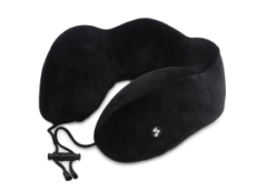 Подушка для путешествий с эффектом памяти Мемо Bluewinder Black