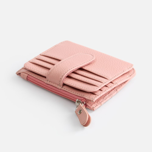 Картхолдер на молнии Unison, розовый