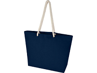 Florida пляжная эко-сумка из переработанного материала, сертифицированного по стандарту GRS, плотностью 270 г/м² 18L - Темно - синий