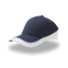 Бейсболка "Racing", 6 клиньев, застёжка на липучке, темно-синий, белый