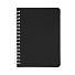 Блокнот на двойной пружине HELIX MINI, 105 х 150  мм, черный с белым, блок в клетку, черный, белый