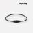Тросик-кольцо Ring для обвеса, L=15см (черный)