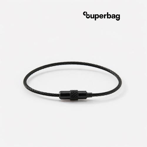 Тросик-кольцо Ring для обвеса, L=15см (черный)